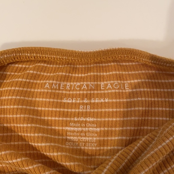 American Eagle Soft & Sexy Rib Tube Top - Picture 2 of 3